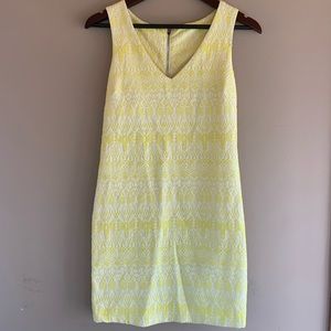 Yeatts yellow straps back dress